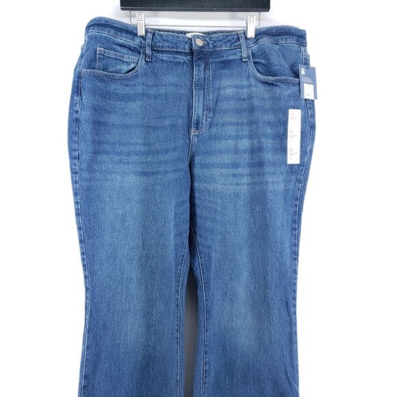 Universal Thread High-Rise Flare Jeans Women’s Size 22 Reg Denim Comfort Stretch - Picture 7 of 10